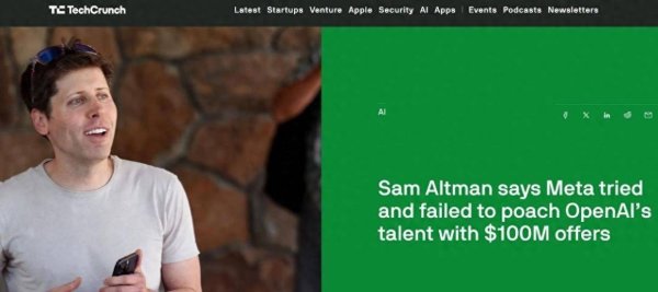 配资宝 Meta试图用1亿美元从OpenAI挖人，以失败告终